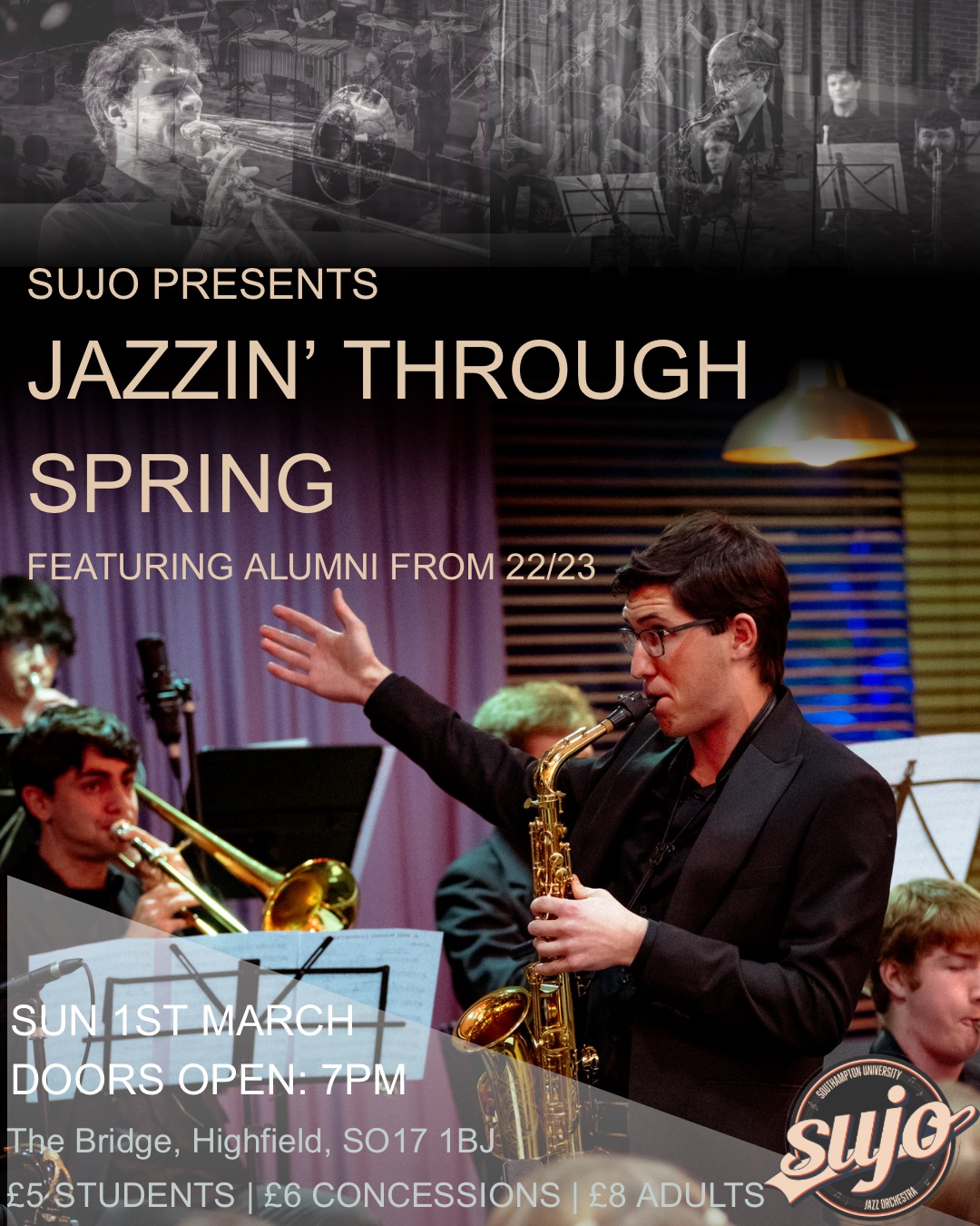 SUJO Spring Concert Tickets (Jazzin' Through Spring)